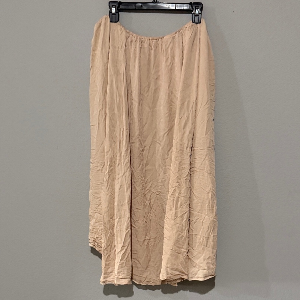 Showpo under the twilight boho Beige A-Line Skirt tassel tie slit - Picture 8 of 12